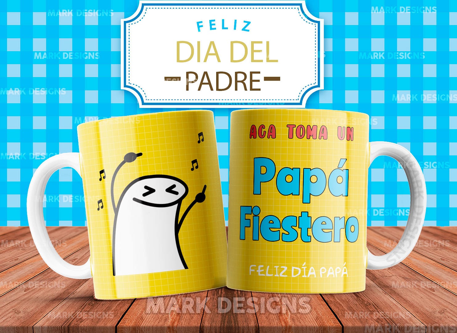 11 Mockup Flork Dia del Padre wwwchamucocreativocom Mixeroscom