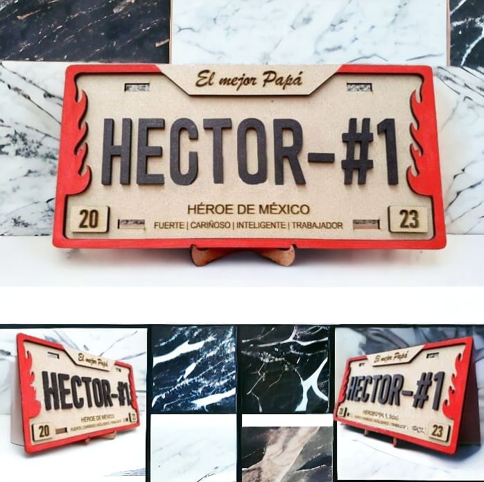 Placa de Automóvil Personalizada